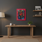 Abstract Ethnic Canvas Wall Art - Hand Drawn African Woman Illustration Teespring