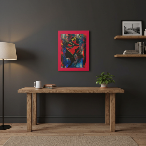 Abstract Ethnic Canvas Wall Art - Hand Drawn African Woman Illustration Teespring