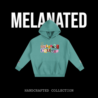 Crowned Black Woman Art Graphic Unisex Oversize Fleeced Hoodie