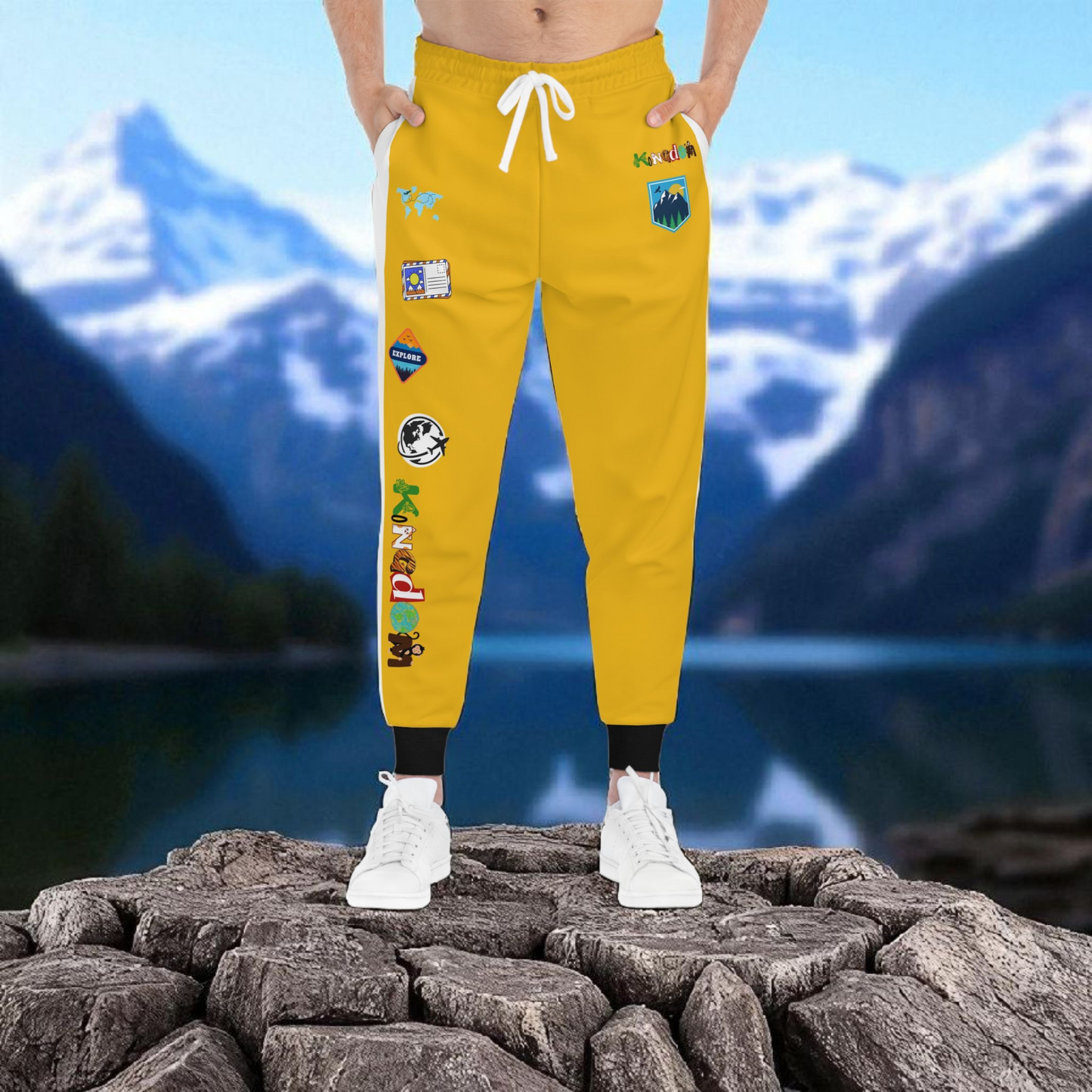 Unisex Travel-Inspired Athletic Joggers | Casual Fitness Pants, Workout Gear