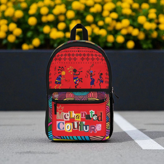 Tribal Dance Backpack, Ethnic Music Festival Bag, Boho Rucksack, Aztec Design Knapsack