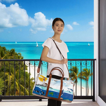 Waterproof Travel Bag - Coastal Adventure Design for Beach Lovers & Explorers