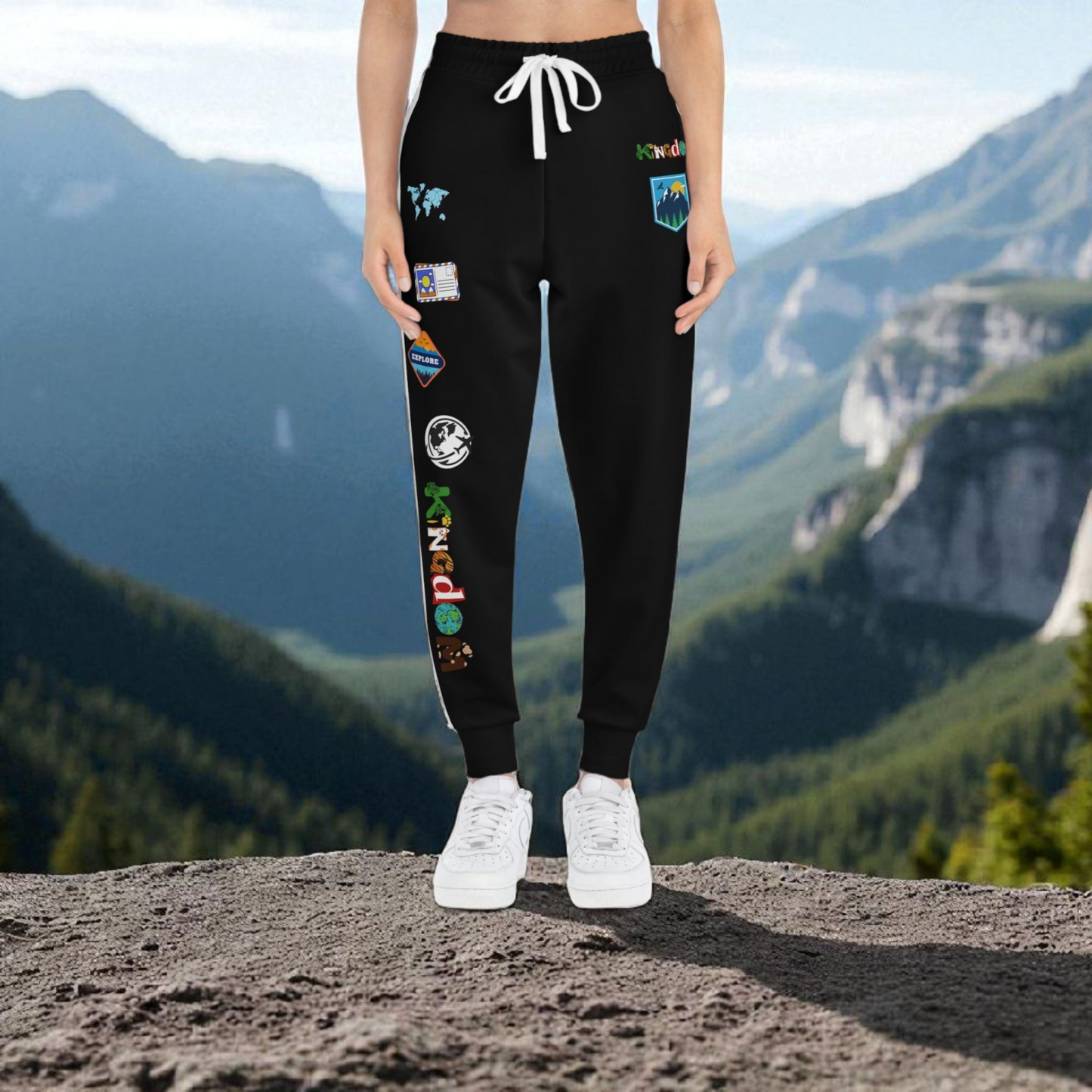 Unisex Travel-Inspired Athletic Joggers | Casual Fitness Pants, Workout Gear