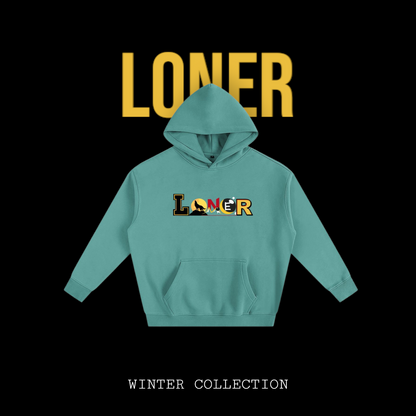 Medieval Themed Oversize Fleeced Hoodie, Knights and Dragon Fans