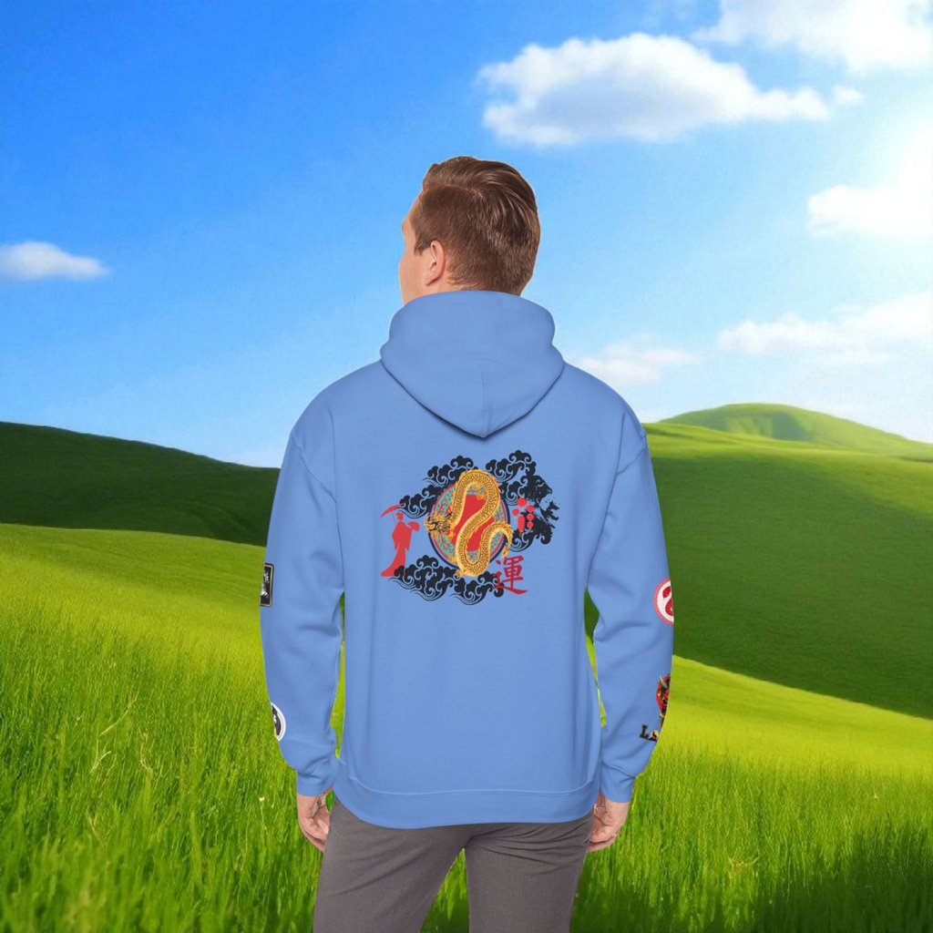 Dragon Ninja Themed Graphic Unisex  Hoodie Printify