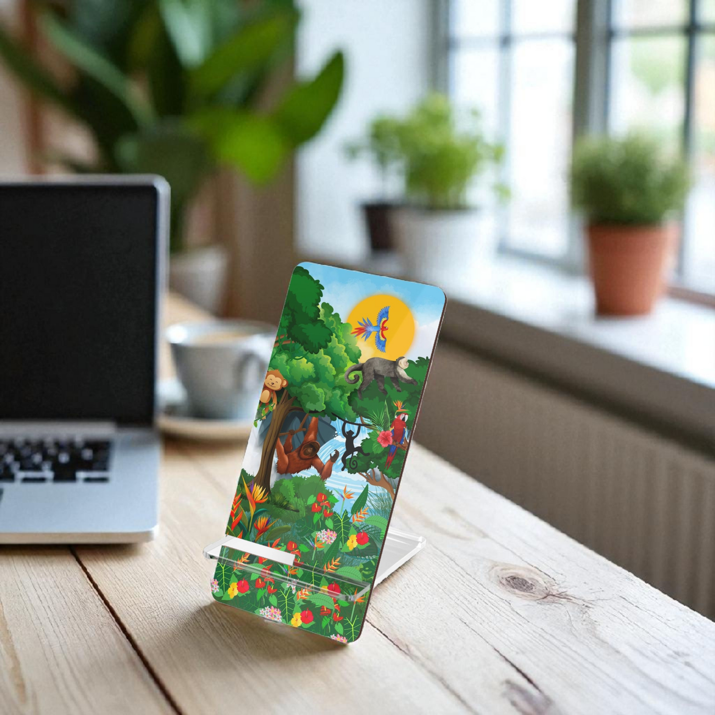 Colorful Jungle Smartphone Display Stand