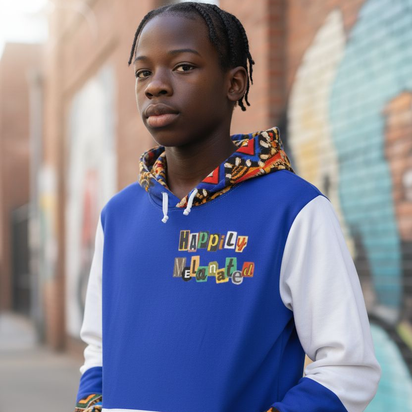 Handcrafted Ethnic Patterned Unisex Hoodie, Artisan Tribal Design Teespring