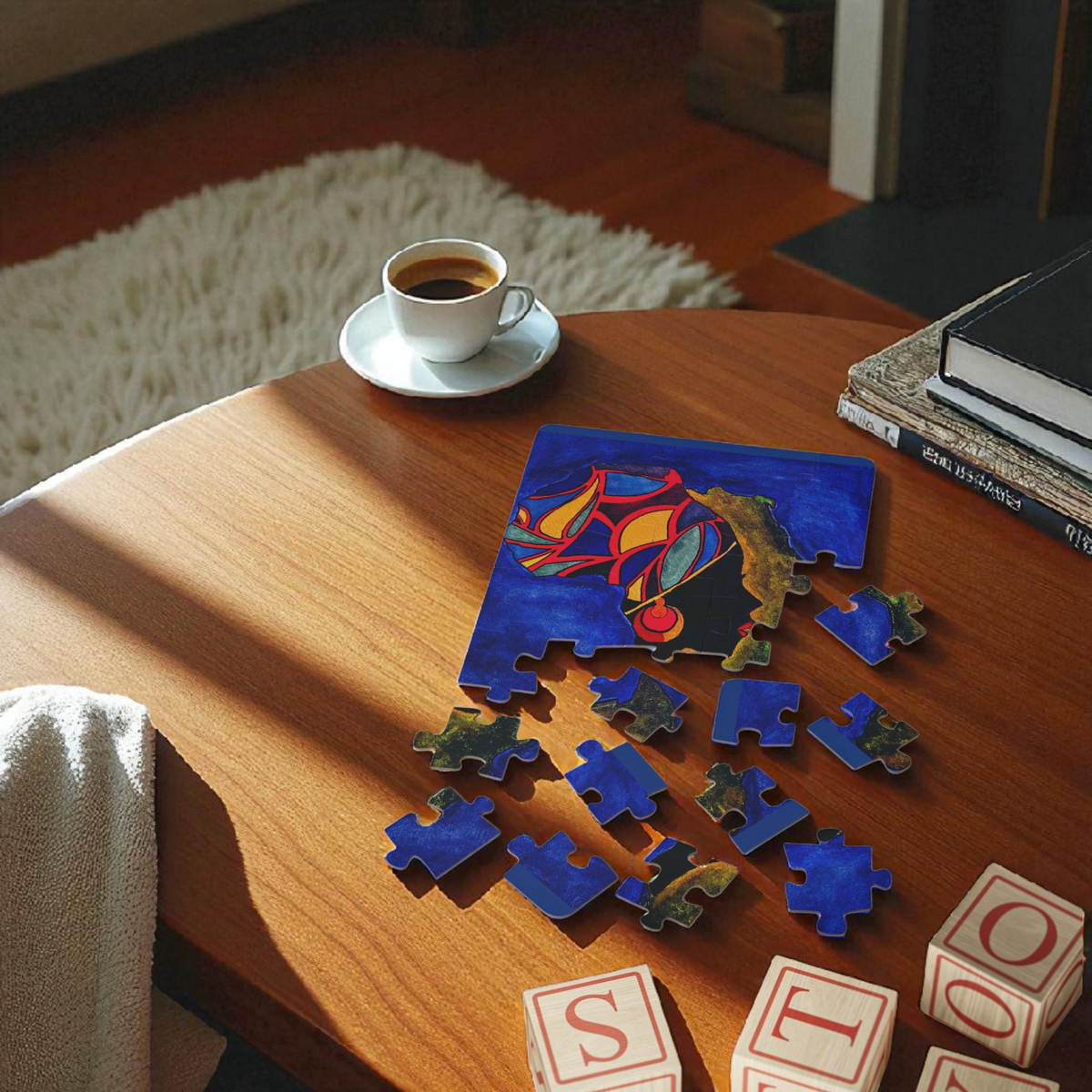 Kids' 30-Piece Africa Puzzle - Colorful Educational Fun Printify