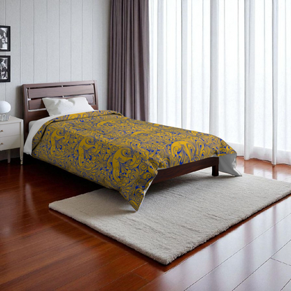 Floral Comforter, Botanical Bedding, Cozy Duvet Cover, Flower Print