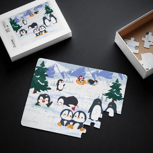 Panda Puzzle, Kids 30-Piece Jigsaw Game Toy, Children's Animal Learning Activity