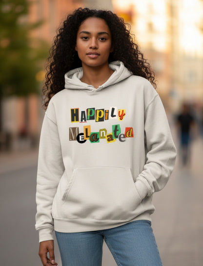 Jazz Singer Art Hoodie, Snow Wash Fleece Oversize Unisex Hoodie