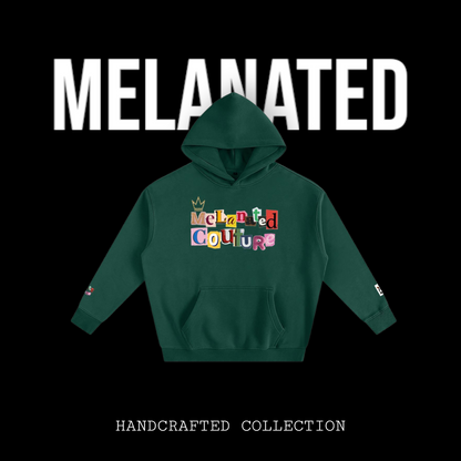 Crowned Black Woman Art Graphic Unisex Oversize Fleeced Hoodie