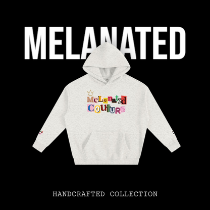 Crowned Black Woman Art Graphic Unisex Oversize Fleeced Hoodie