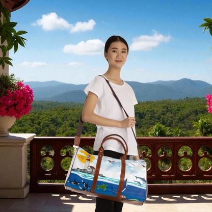 Waterproof Travel Bag - Coastal Adventure Design for Beach Lovers & Explorers