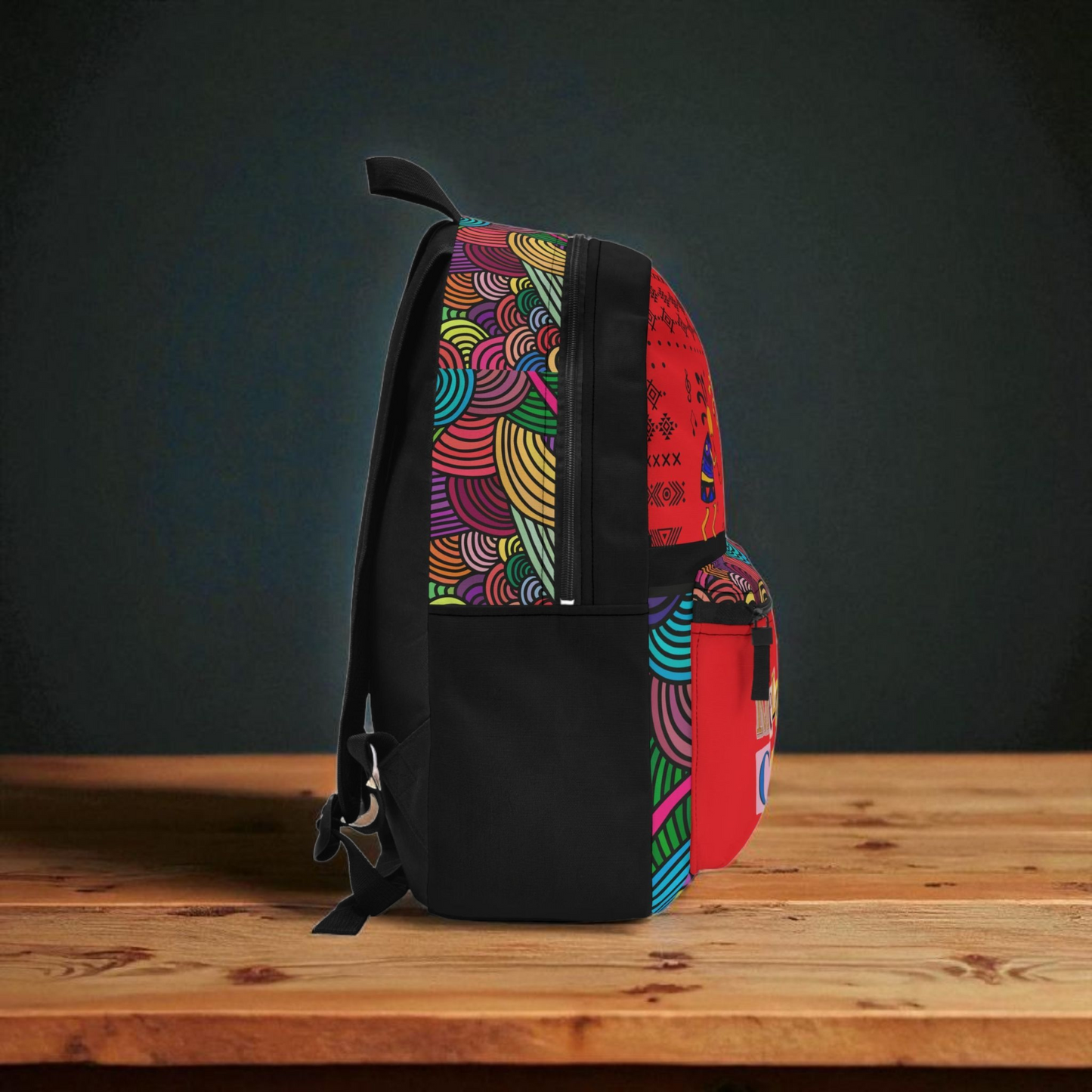 Tribal Dance Backpack, Ethnic Music Festival Bag, Boho Rucksack, Aztec Design Knapsack