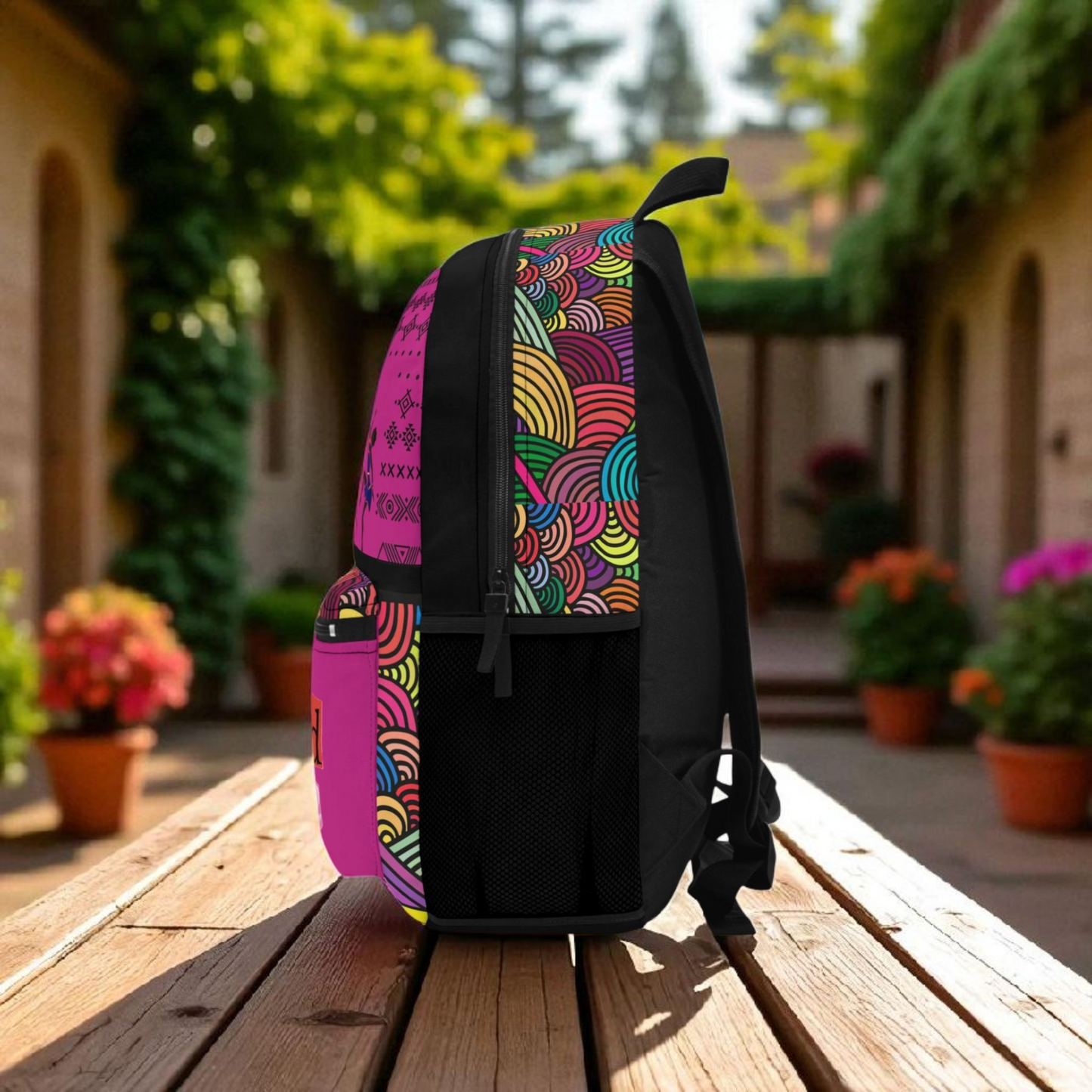 Copy of Tribal Dance Backpack, Ethnic Music Festival Bag, Boho Rucksack, Aztec Design