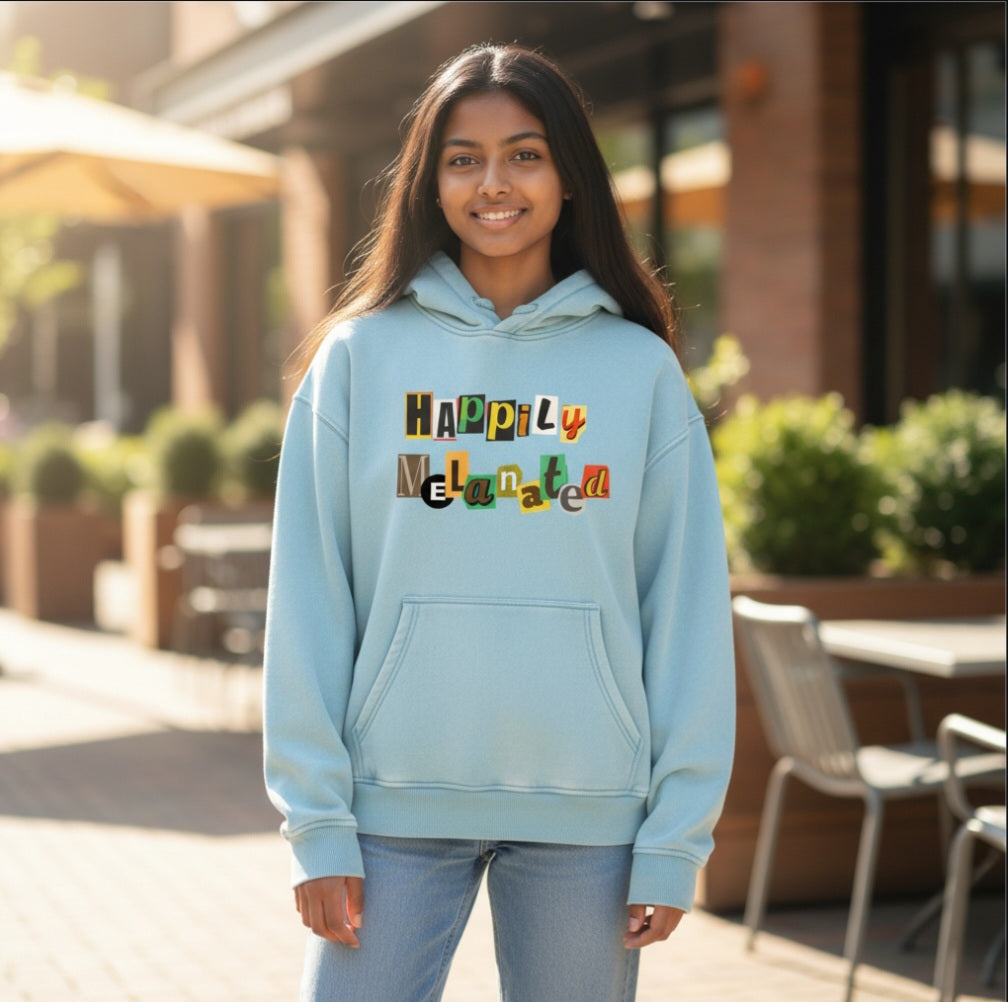 Jazz Singer Art Hoodie, Snow Wash Fleece Oversize Unisex Hoodie