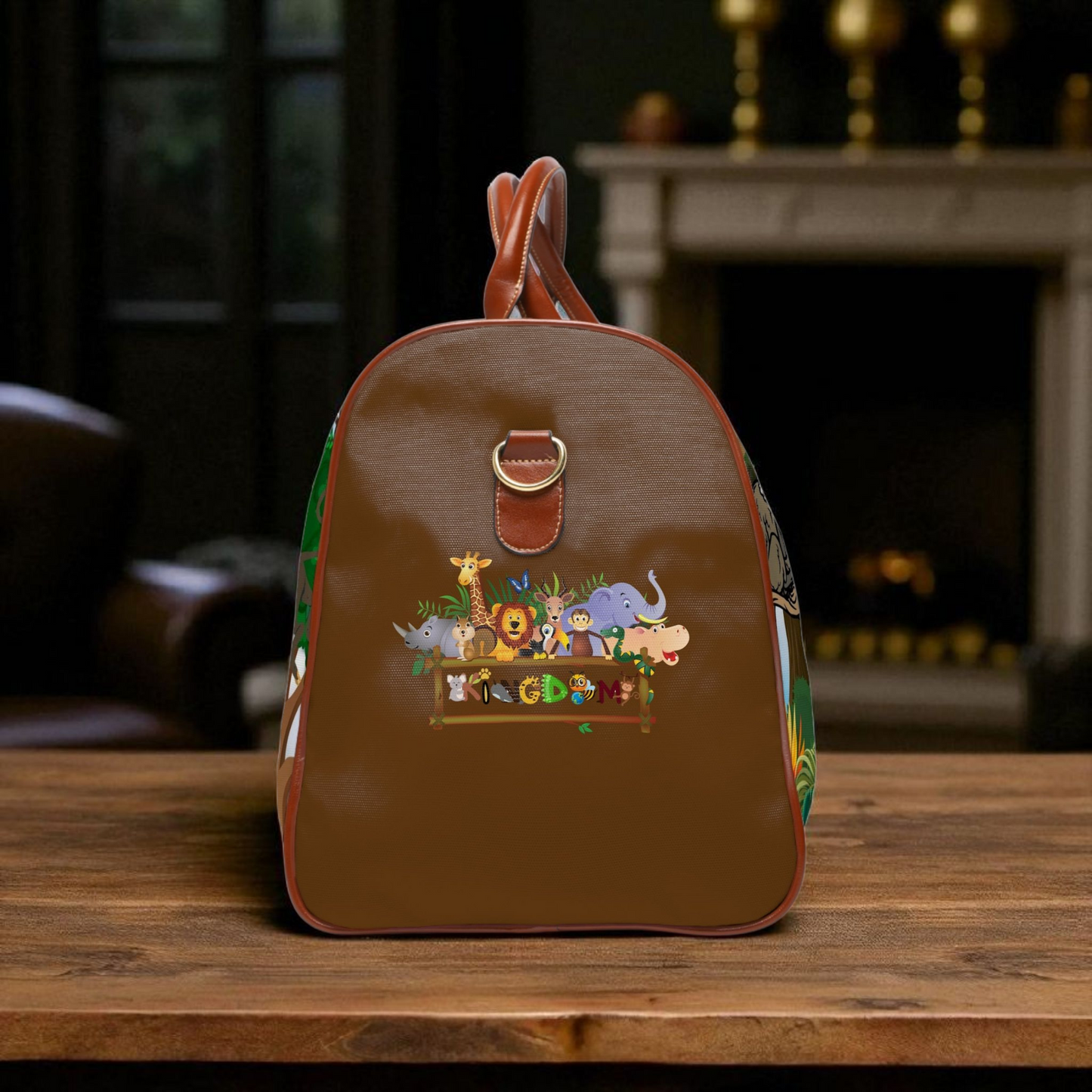 Vibrant Jungle Waterproof Travel Bag - Eco-Friendly Adventure Tote