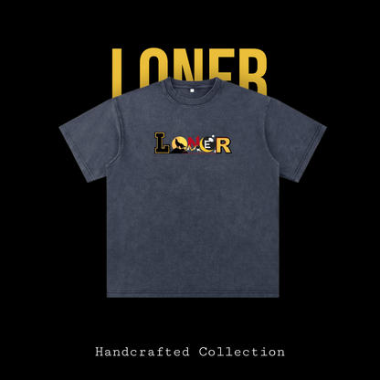 Samurai Menpo Unisex Graphic Tee, Bamboo Slub Snow Washed T-Shirt