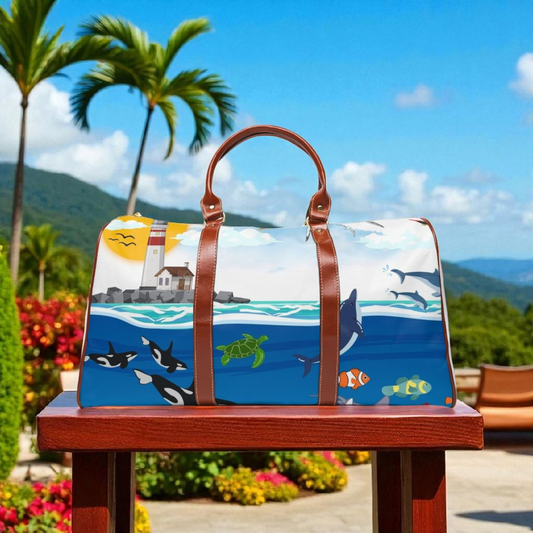 Waterproof Travel Bag - Coastal Adventure Design for Beach Lovers & Explorers