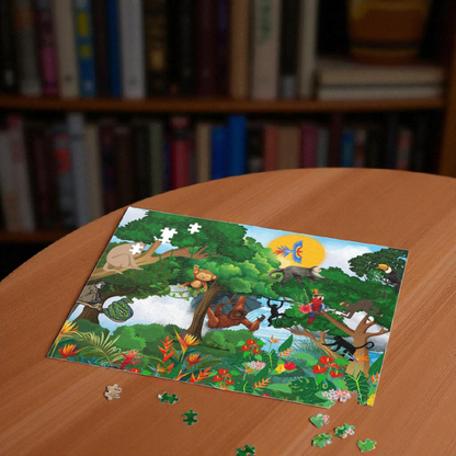 Nature-Themed Puzzle (120/252/500-Piece) – Fun for All Ages!