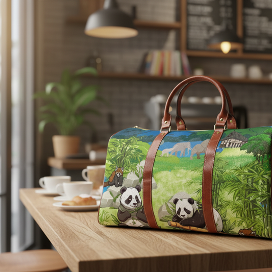Adorable Panda Waterproof Travel Bag - Perfect for Adventurers & Animal Lovers