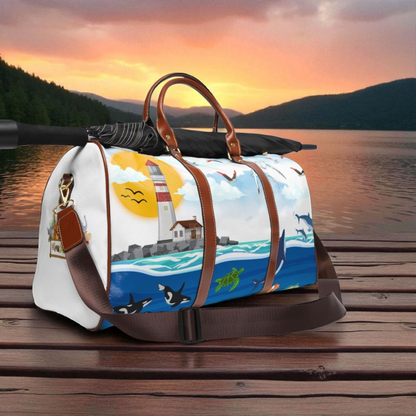 Waterproof Travel Bag - Coastal Adventure Design for Beach Lovers & Explorers