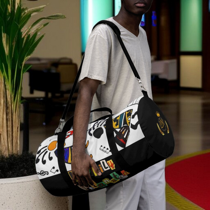 Ethnic Music Art Handmade Duffel - Bohemian Style Travel Bag