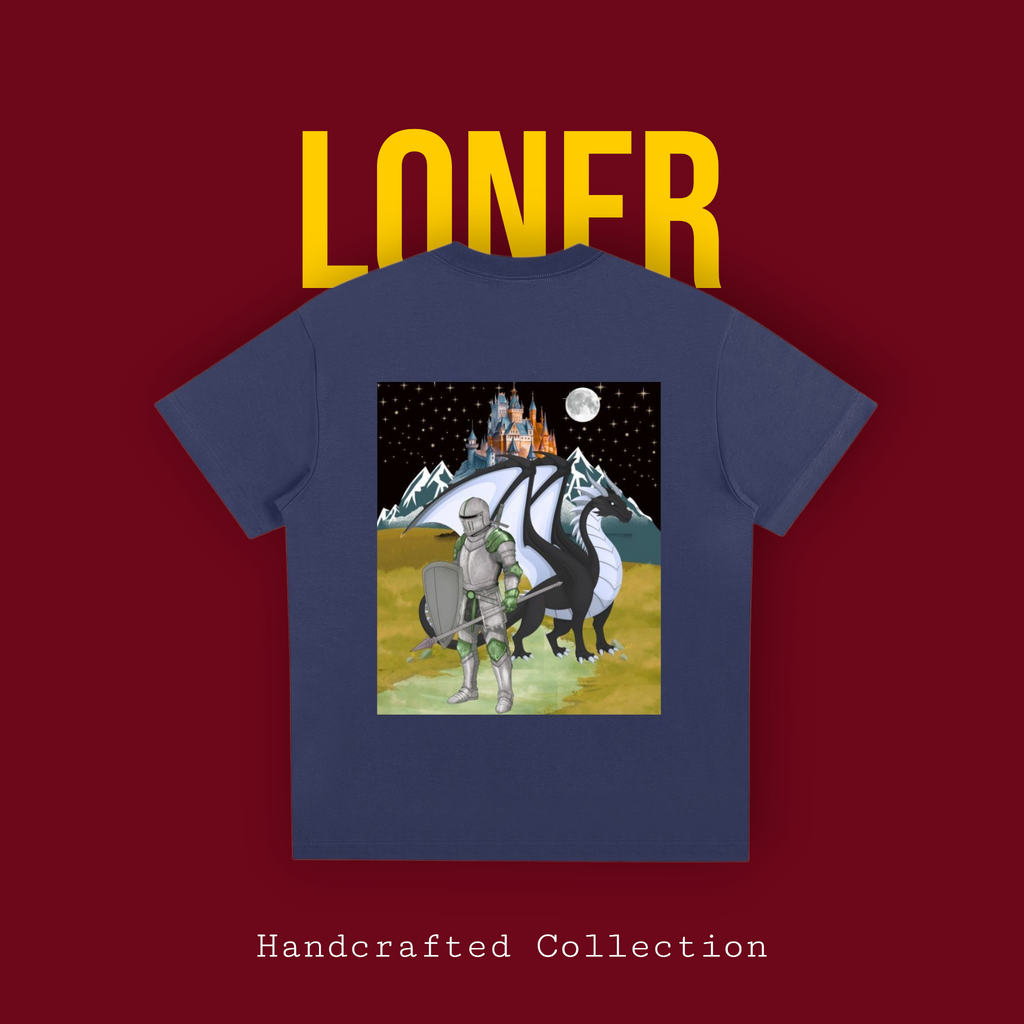 Medieval Themed Tee, Knights and Dragon Fans, Unisex Graphic T-shirt ODMPOD