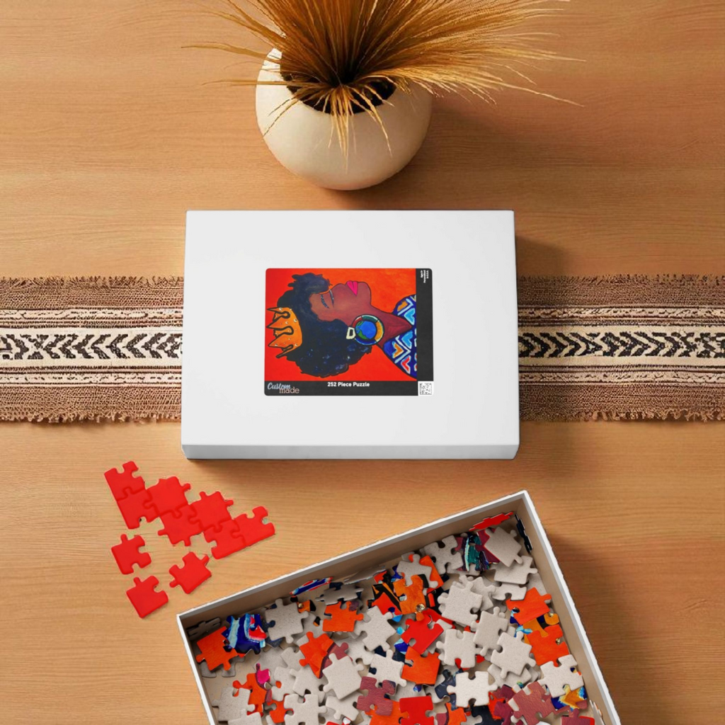Queen's Crown Puzzle - Multiple Sizes (pieces) - Empowering Art for All Ages Printify