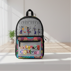 Stylish Tribal Dance Backpack, Ethnic Music Festival Bag, Boho Rucksack, Aztec Design Printify