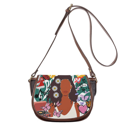 Afro Art and Music Themed  Bag With Single Strap