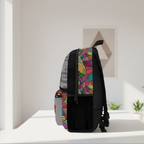 Stylish Tribal Dance Backpack, Ethnic Music Festival Bag, Boho Rucksack, Aztec Design Printify