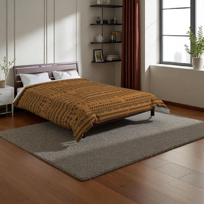 Boho Comforter, Aztec Pattern Bedding, Cozy Home Decor, Tribal Print Duvet