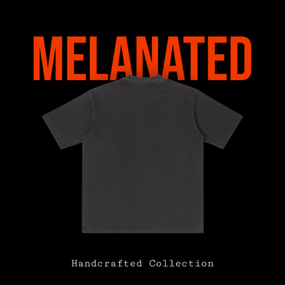 Crowned Black Woman Art Graphic Vintage Wash Drop Shoulder T-shirt