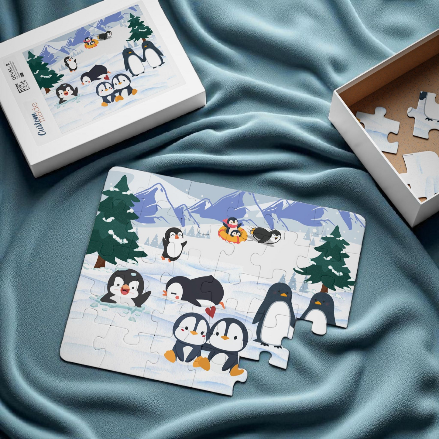 Panda Puzzle, Kids 30-Piece Jigsaw Game Toy, Children's Animal Learning Activity