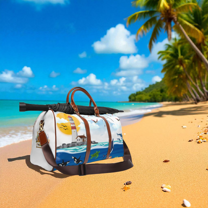 Waterproof Travel Bag - Coastal Adventure Design for Beach Lovers & Explorers