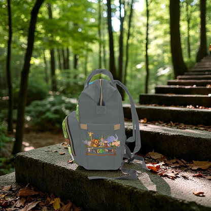 Eco-Friendly Panda Design Diaper Backpack for Parents on the Go