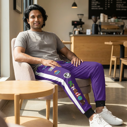 Graphic Travel-Inspired Athletic Unisex Joggers | Casual Fitness Pants