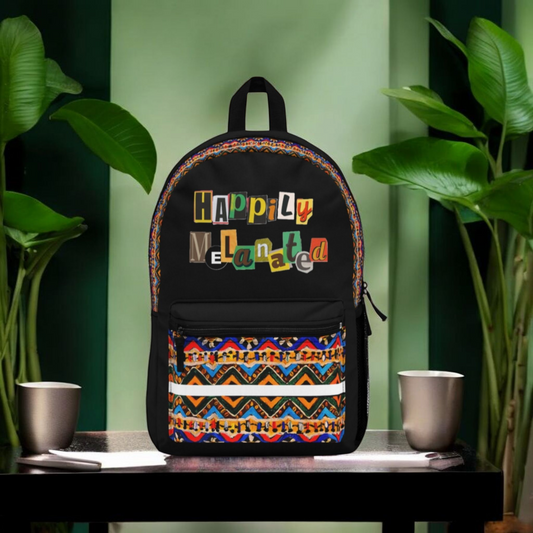 Boho Chic Handcrafted Tribal Backpack,Lightweight, Waterproof with Adjustable Straps