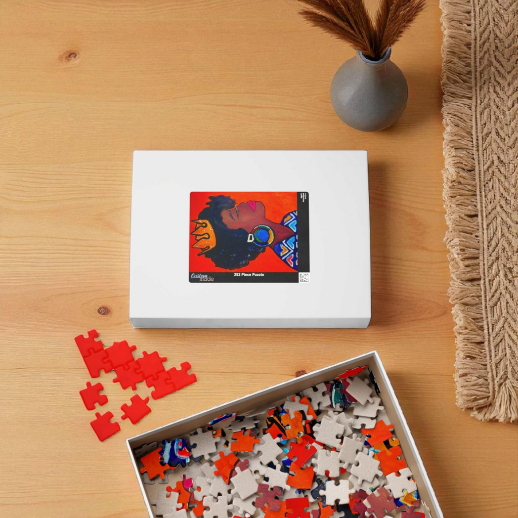 Queen's Crown Puzzle - Multiple Sizes (pieces) - Empowering Art for All Ages Printify