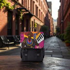Afro Singer, Ethnic Music-Inspired Unisex Shoulder Backpack - Stylish & Functional Printify