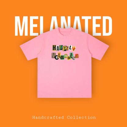 Crowned Black Woman Art Graphic Vintage Wash Drop Shoulder T-shirt