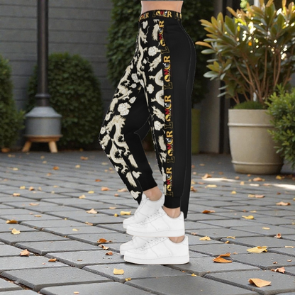Dragon Print Athletic Joggers for Comfort & Style, Casual Wear, Workouts