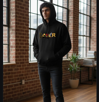 Medieval Themed Oversize Fleeced Hoodie, Knights and Dragon Fans