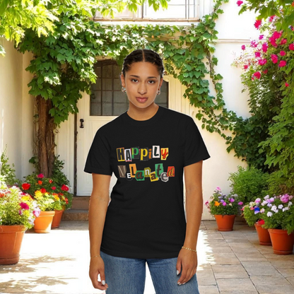 Handmade Unisex T-shirt with Original Jamaican Flag Design
