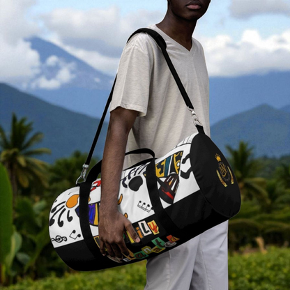 Ethnic Music Art Handmade Duffel - Bohemian Style Travel Bag