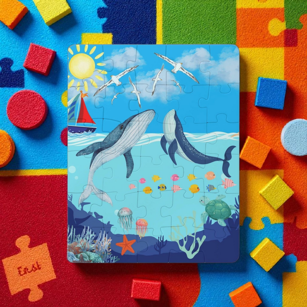 Ocean Adventure Kids' Puzzle - 30-Piece Printify