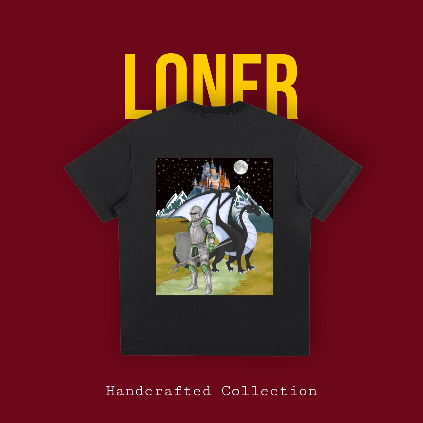 Medieval Themed Tee, Knights and Dragon Fans, Unisex Graphic T-shirt