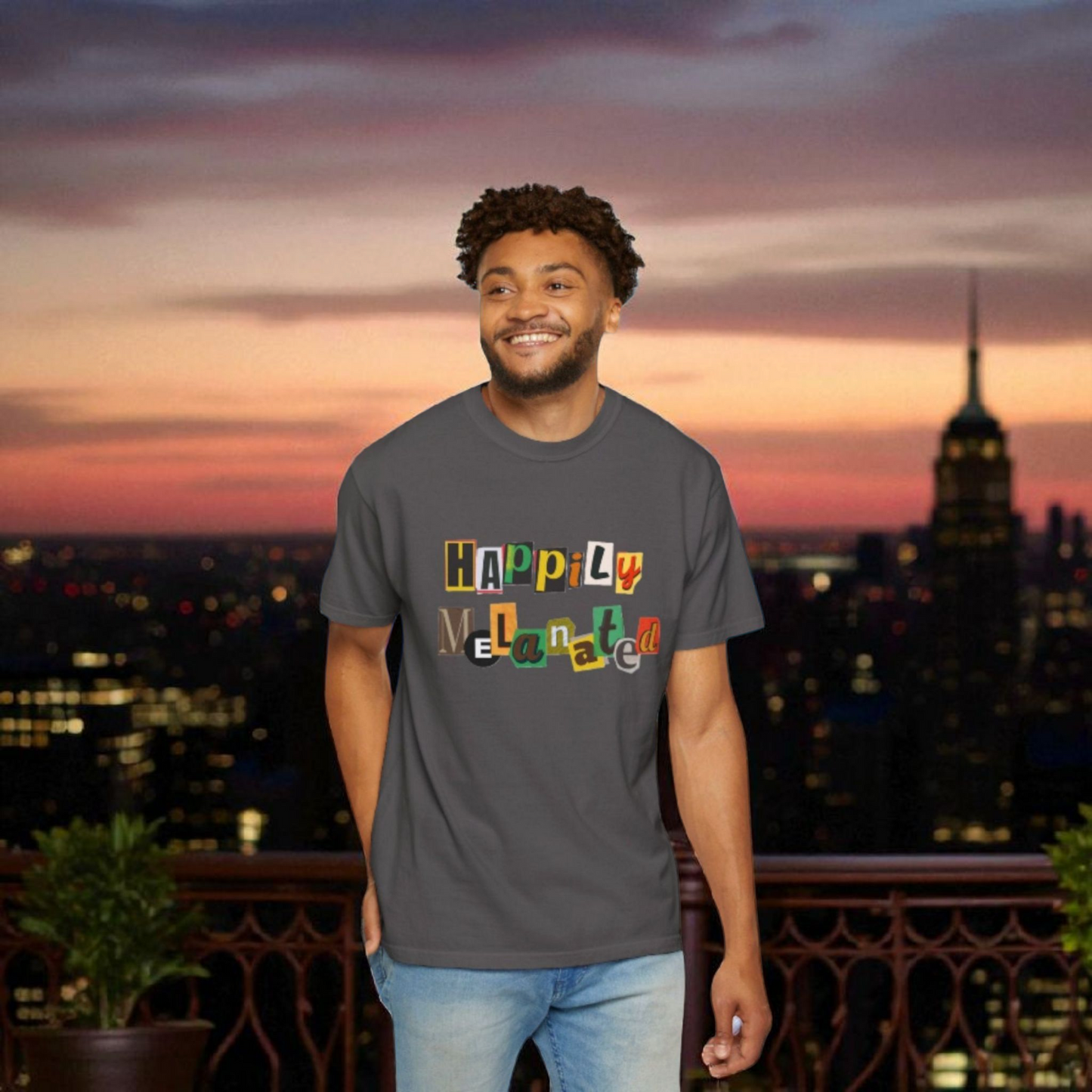 Handmade Unisex T-shirt with Original Jamaican Flag Design